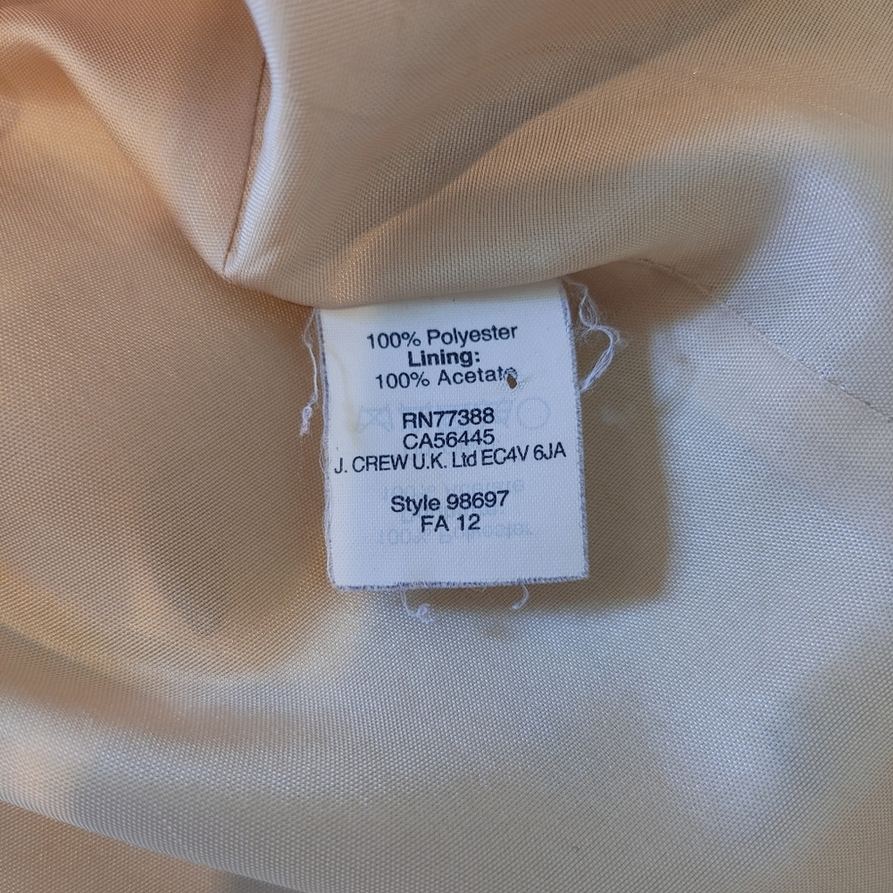 JCREW LEOPARD SHIFT DRESS WITH POCKETS, CAMEL/BLACK  2 - Picture 9 of 9